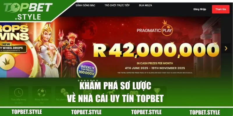 Đôi nét về nhà cái đẳng cấp Topbet